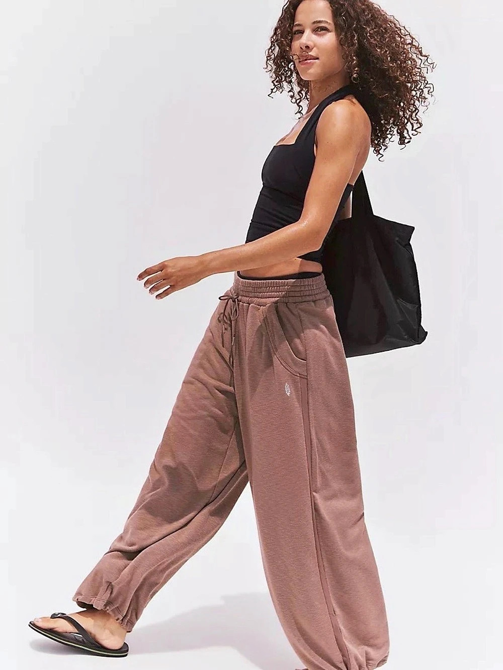 Free People sweat equity convertible pants size medium in sandstorm